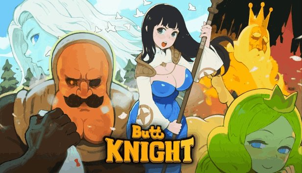 【PC/弹幕STG】蜜臀骑士/ButtKnight 官方中文版体验：动态立绘+2.3G新作解析