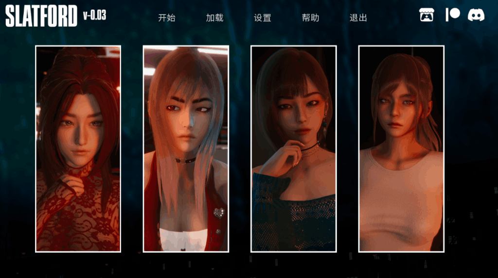 《斯拉特福德 Slatford》双端SLG新作：官方中文版V0.03上线 动态剧情+亚洲风人设​