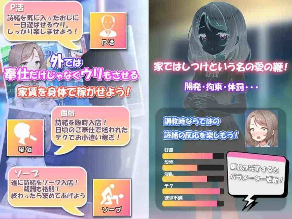 PC平台养成SLG游戏《将纯真少女调教成我喜欢的模样》汉化版更新与配置需求​