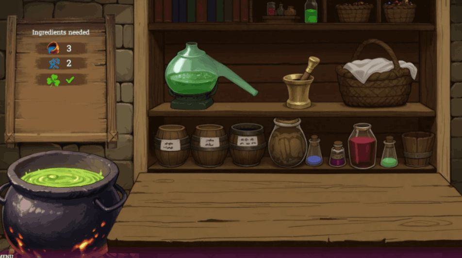 PC平台模拟经营互动SLG游戏《魅惑女巫：情欲魔药铺》官方中文版下载（含全CG动态视频/1.5G）图片-1